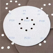 Load image into Gallery viewer, Grizzly T30679 - 8-7/8&quot; A/O Drywall Sanding Disc, 220 Grit H&amp;L 8 Hole, 5 pk.