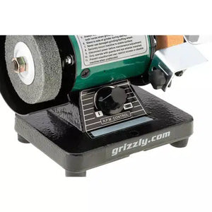 Grizzly T32002 - 1/4 HP Variable-Speed Mini Benchtop Grinder/Buffer with Rotary Shaft