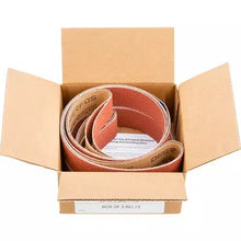 Load image into Gallery viewer, Grizzly T32049 - 2&quot; x 72&quot; Ceramic Sanding Belt, 40 Grit, 5 Pk.