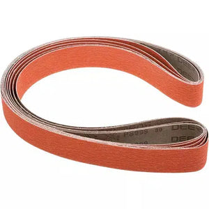 Grizzly T32051 - 2" x 72" Ceramic Sanding Belt, 80 Grit, 5 Pk.