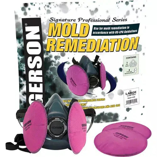 Grizzly T32083 - Mold Remediation Respirator Kit - Medium