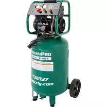 Load image into Gallery viewer, Grizzly PRO T32337 - 20-Gallon Oil-Free Quiet Series Air Compressor