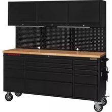 Load image into Gallery viewer, Grizzly T33276 - 72&quot; 15 Drawer &amp; Upper Cabinet Tool Chest