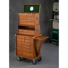 Load image into Gallery viewer, Grizzly T33819 - 23&quot; 9-Drawer Red Oak Tool Chest