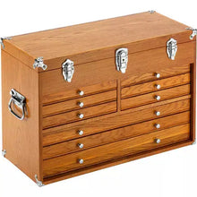 Load image into Gallery viewer, Grizzly T33819 - 23&quot; 9-Drawer Red Oak Tool Chest