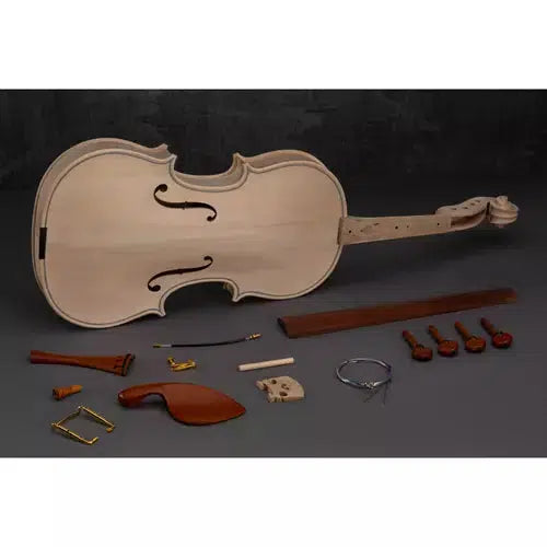 Grizzly T33957 - Solid Fiddleback Maple with Spruce Front Violin Kit