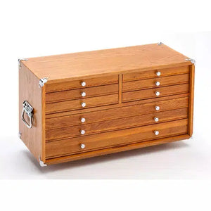 Grizzly T33967 - 23" 9-Drawer Red Oak Chest of Drawers