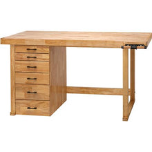 Load image into Gallery viewer, 72" 6-Drawer Butcher Block Workbench