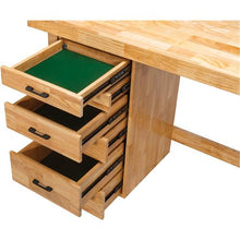 Load image into Gallery viewer, 72" 6-Drawer Butcher Block Workbench