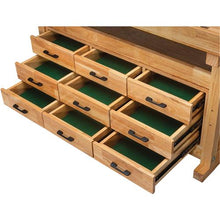 Load image into Gallery viewer, 80" 9-Drawer Euro-Style Butcher Block Workbench