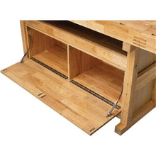 Load image into Gallery viewer, 80" Euro-Style Butcher Block Workbench w/ Cabinet