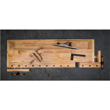 Load image into Gallery viewer, 80" Euro-Style Butcher Block Workbench w/ Cabinet