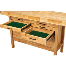 Load image into Gallery viewer, 66" 2 Cabinet/6 Drawer Butcher Block Workbench