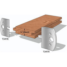 Load image into Gallery viewer, 3/4" T&amp;G Flooring Knives Male, 2-Pk.