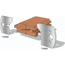 Load image into Gallery viewer, 3/4" Paneling V-Grove Knives Female, 2-Pk.