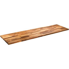 Load image into Gallery viewer, Acacia Butcher Block Workbench Top - Oil Coated 1-1/2" x 25" x 96"