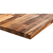 Load image into Gallery viewer, Acacia Butcher Block Workbench Top - Oil Coated 1-1/2" x 25" x 96"
