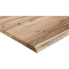 Load image into Gallery viewer, Acacia Butcher Block Live Edge - Unfinished 1-1/2" x 30" x 48"