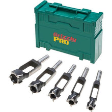 Load image into Gallery viewer, Tenon/Plug Cutter 5-Pc. Set - 3/8", 1/2", 5/8", 3/4", 1"