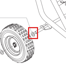 Load image into Gallery viewer, Titan 0295687 Wheel spacer — item 5 on the Titan Impact 1040 parts diagram