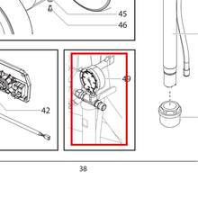 Load image into Gallery viewer, Titan 0508239 High Pressure Fluid Gauge — item 49 on the Titan  parts diagram