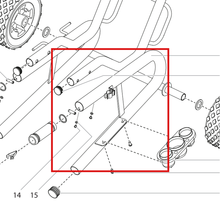 Load image into Gallery viewer, Titan 0558463 Cart weldment — item 9 on the Titan Impact 440 parts diagram