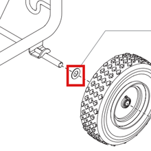 Load image into Gallery viewer, Titan 295687 Wheel spacer — item 7 on the Titan Impact 840 parts diagram