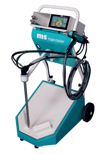 MS Powder MS Elite Cart Powder Spray System - Single Applicator, Vibratory Box Feed, w/ 10m Hose