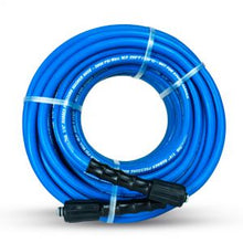 Load image into Gallery viewer, Tough-Tek Rubber Pressure Washing Hose 1/4" X 100' with M22 Coupler-BLUE