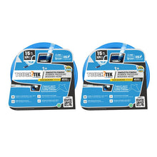 Load image into Gallery viewer, Blu Shield Tough Tek Rubber Pressure Washer Hose 3/8" X 15' (4000:16000 PSI) 2 Pack