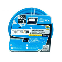 Load image into Gallery viewer, Tough Tek Rubber Pressure Washer Hose 3/8" x 50' - Blue