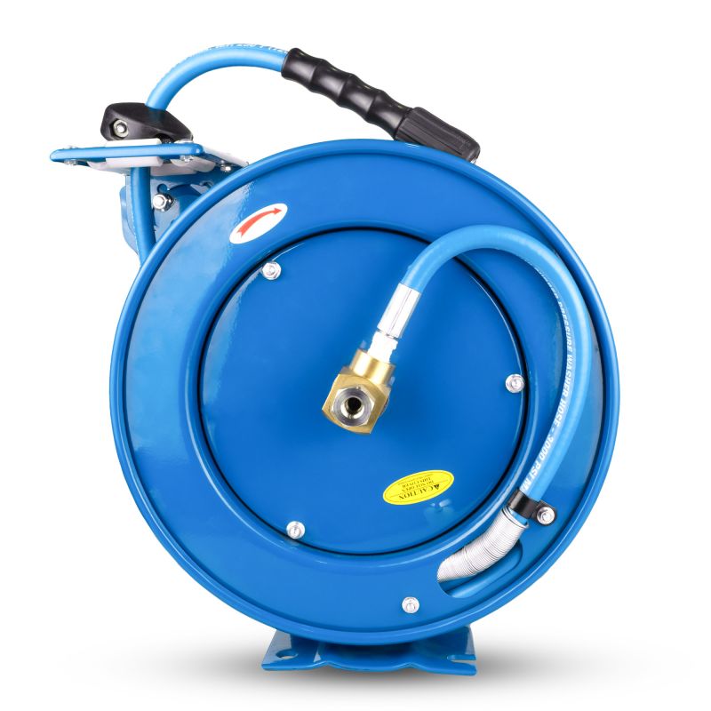 Tough-Tek Rubber Pressure Washing Hose Reel 1/4