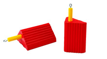 Load image into Gallery viewer, UC1400 General-Purpose Utility Wheel Chock Roped Pair