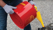 Load image into Gallery viewer, 5 Gallon Steel Safety Can for Flammables, Type I, Flame Arrester, Funnel, Red - UI50FS