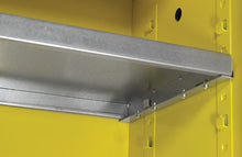 Load image into Gallery viewer, 12 Gallon, 2 Shelves, 1 Door, Self-Close, US Navy Flammable Cabinet, Yellow – 8912207