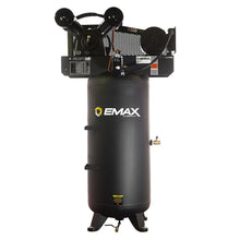 Load image into Gallery viewer, EMAX ESL05V060V1 5HP 2CYL Single Stage 19CFM 60 Gallon Air Compressor w/isolator pads - Splash Lube Pump