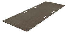 Load image into Gallery viewer, 3' x 8' VersaMAT® Ground Protection Mat, One Smooth Side, Hand Holes, 95 Ton Capacity, Black - VM38S1HH8