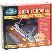 Load image into Gallery viewer, Board Buddies W1104 - Anti-Kickback Hold-Down Devices For Table Saws - Yellow