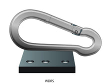Load image into Gallery viewer, Steel Fold Down Whip Retainer Bracket