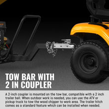 Load image into Gallery viewer, MechMaxx 5 inch E-start DUCAR 420cc 15hp Gasoline Engine Powered Drum Wood Chipper with Towbar, PGS1500