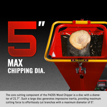 Load image into Gallery viewer, MechMaxx 5 inch E-start DUCAR 420cc 15hp Gasoline Engine Powered Disc Wood Chipper with Taillight, P4205