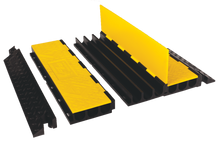 Load image into Gallery viewer, 3-Channel Yellow Jacket® Cable Protector for 2.25" Lines - YJ3-225-AMS-Y/B