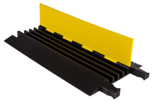 Load image into Gallery viewer, 4 Channel Cable Protector up to 1.25" Dia. Lines, Heavy-Duty, Yellow Jacket® Cable Protector - YJ4-125-Y/B
