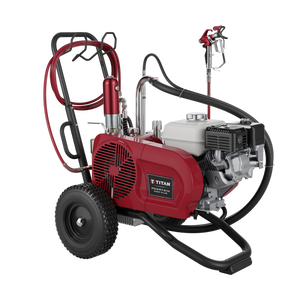 Titan PowrTwin 4900 Plus 3300 PSI @ 1.50 GPM Gas Airless Paint Sprayer - Cart