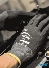 Load image into Gallery viewer, Ansell HyFlex 11-840 Nylon Nitrile-Coated General Purpose Gloves - 12Pr/Pk