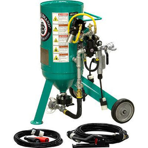 Pirate Brand 121-0510-A-EDC 12 DVC Electric Pressure Release System 150 PSI 0.5 CU. FT. Portable Abrasive Blast Pot / Sandblast Machine