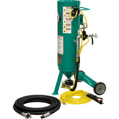 Pirate Brand 121-0530-B Pneumatic Pressure Release System 150 PSI 1.0 CU. FT. Portable Abrasive Blast Pot /  Sandblasting Machine