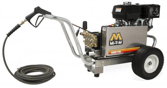 Mi-T-M Job Pro® (CBA) Aluminum Series Power Washer - 4000 PSI @ 4.0 GPM, General Pump, Direct Drive, Honda Engine