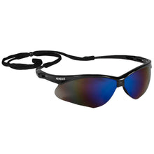 Load image into Gallery viewer, Kimberly-Clark Jackson Safety V30 Nemesis Safety Eyewear - Black Frame - Blue Mirror Lens - Sold/Each