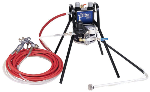 Triton Stainless Steel 100 Psi @ 8.5 GPM Bare Package Air-Powered Sprayer - Stand Mount